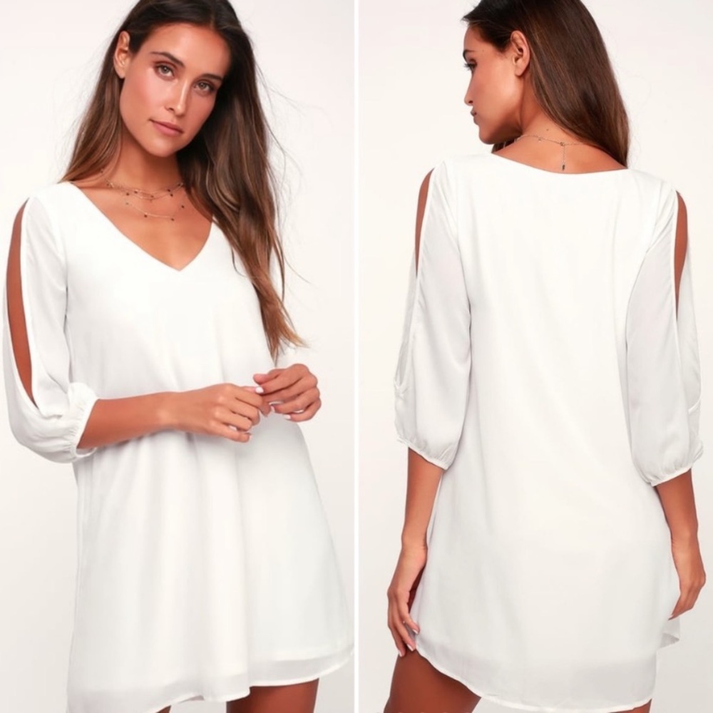 Lulu's White Mini Dress